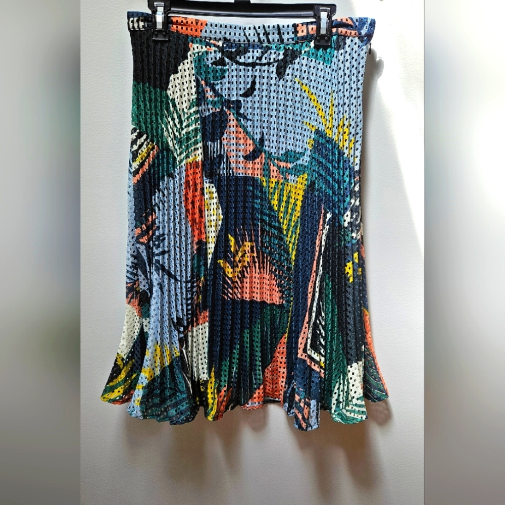 New York & Company Multicolor A-Line Skirt